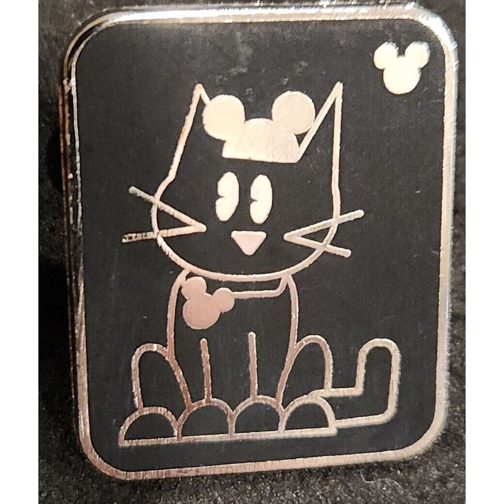 Disney Pin Cat with Mouse Ears Kitten Chalk Board Decal Hidden Mickey III 64832‎